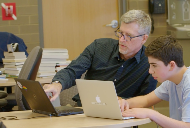 Teacher With Student